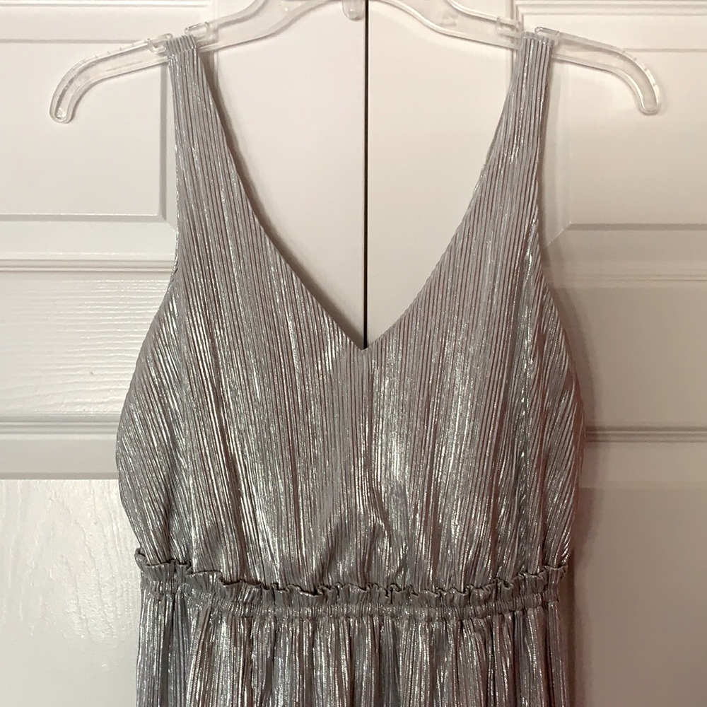 BCBG Generation Silver Metallic Dress - Picture 4 of 12